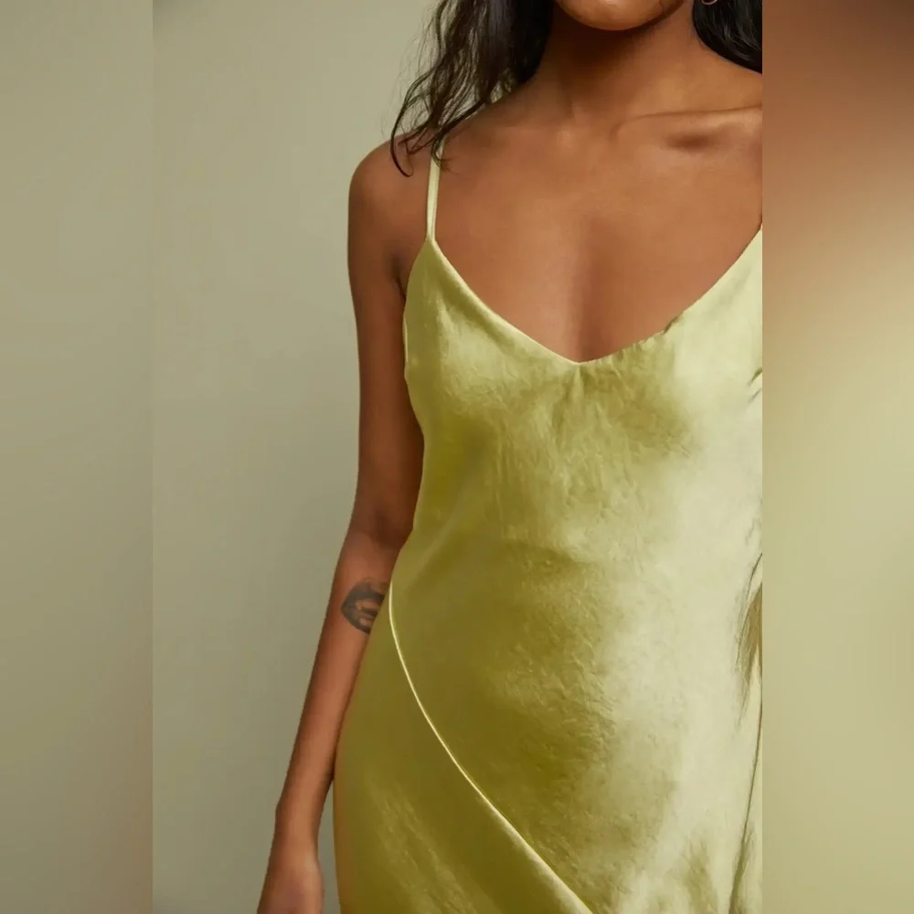 NWOT Oak + Fort Midi Slip Dress - Picture 2 of 4